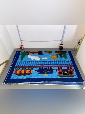 Cranston Print Works DreamSpinners for V.I.P Fabric Panel Train Nature Motifs